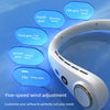 Neck Fan Portable Rechargeable  Long Battery Life Small Bladeless Wearable for Outdoor Sports Travel Office Students Cooling