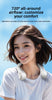 Neck Fan Portable Rechargeable  Long Battery Life Small Bladeless Wearable for Outdoor Sports Travel Office Students Cooling