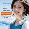 Neck Fan Portable Rechargeable  Long Battery Life Small Bladeless Wearable for Outdoor Sports Travel Office Students Cooling