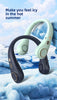 Neck Fan Portable Rechargeable  Long Battery Life Small Bladeless Wearable for Outdoor Sports Travel Office Students Cooling